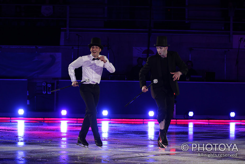 Samuel Contesti mit Laurent Tobel