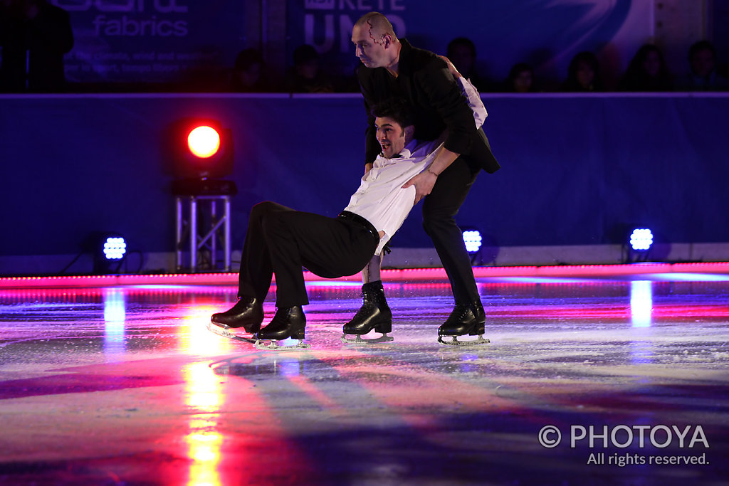 Samuel Contesti mit Laurent Tobel